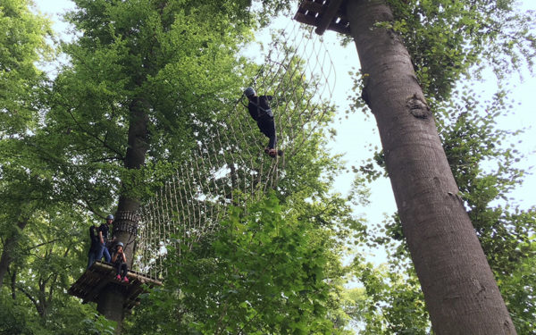 Together in the climbing park