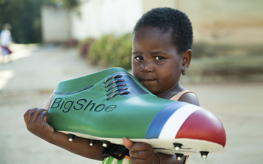 BigShoe helps needy children